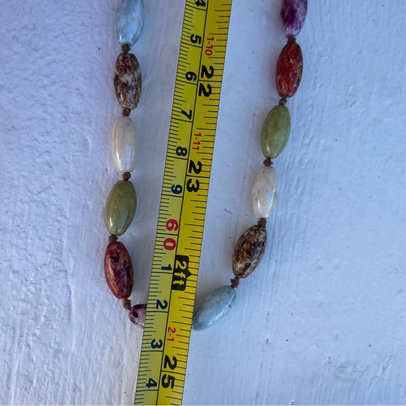Multicolor Beaded Necklace - Picture 8 of 9